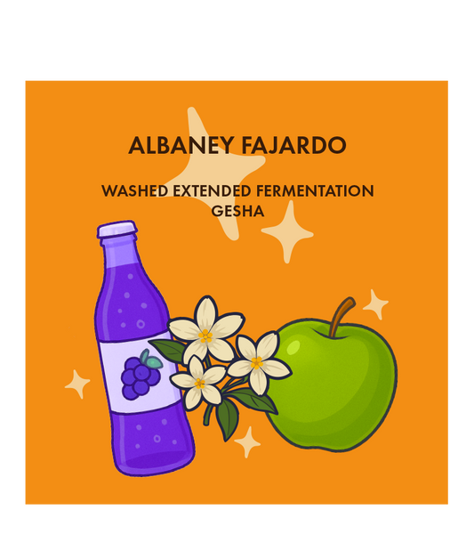 Albaney Fajardo, Washed Gesha w/Extended Fermentation, Colombia