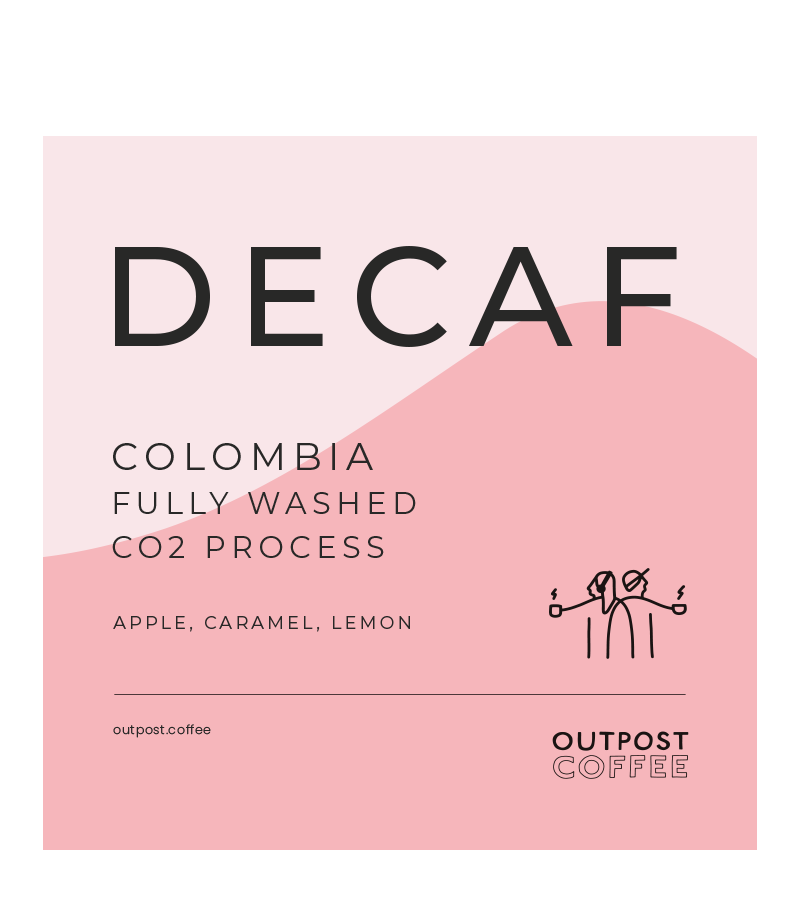 Decaf, Colombia, Washed, CO2 Process