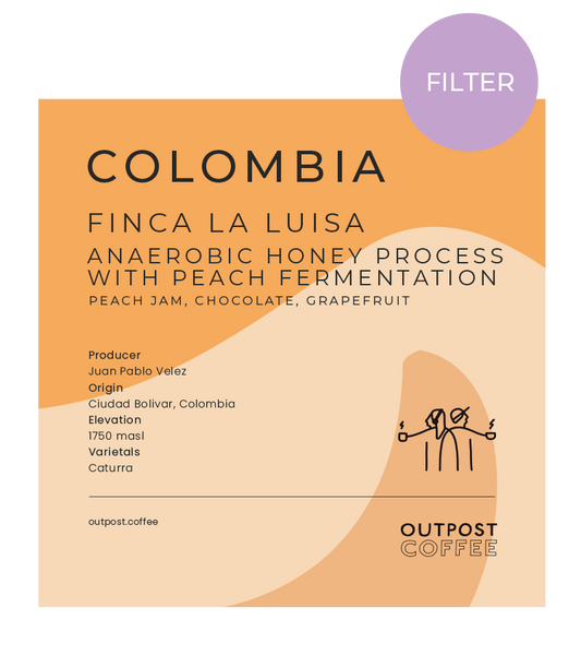 Finca La Luisa, Anaerobic Honey Process With Peach Fermentation, Colombia