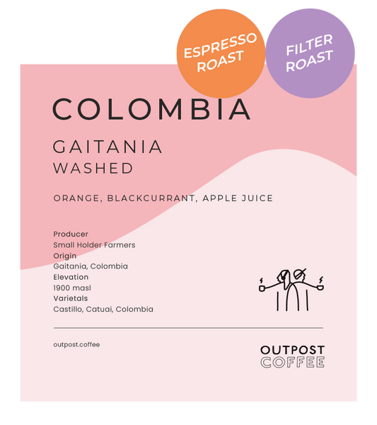 Gaitania, Washed, Colombia