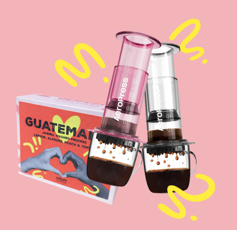 Valentine's Day Aeropress & Coffee Bundle