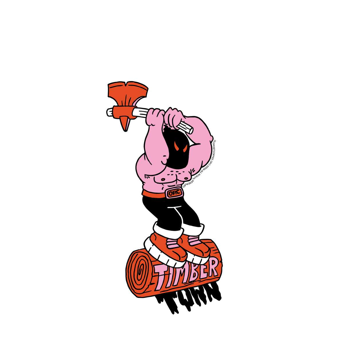 OP.C x WASTE Studios - Timber Town Shirt