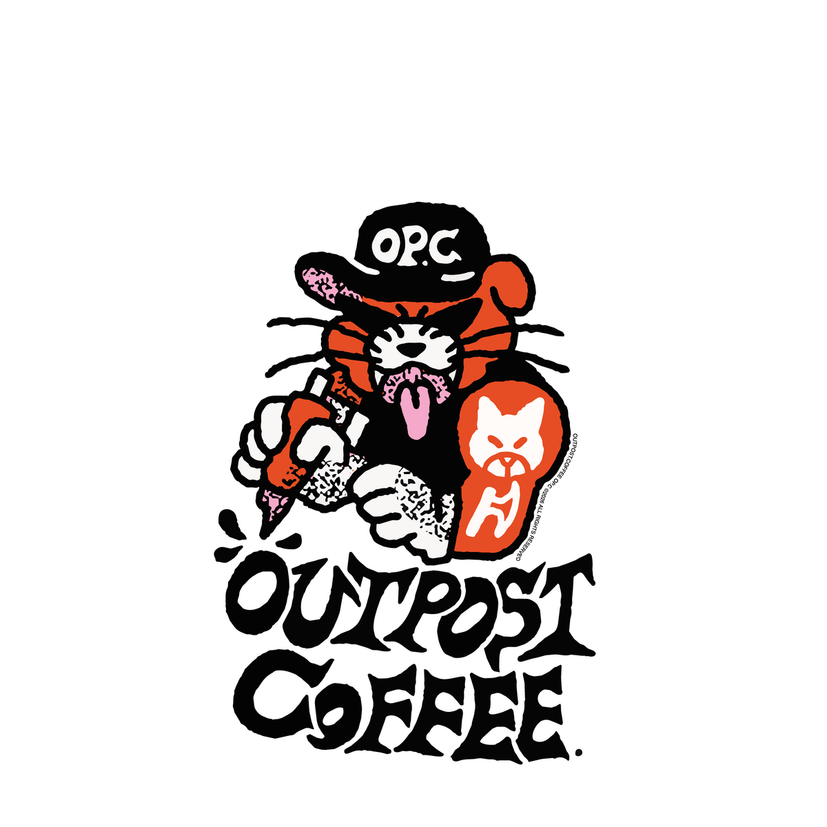 OP.C x WEI DAJI - Tattoo Rat Shirt